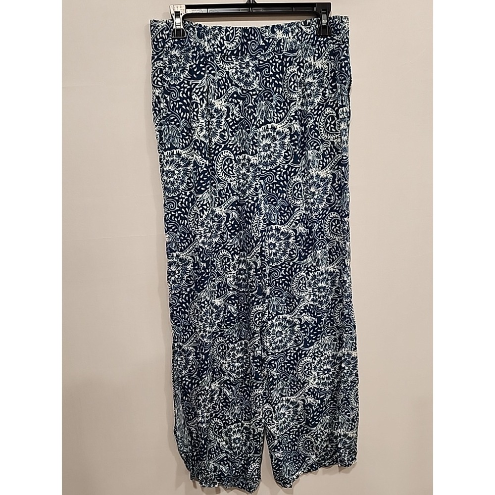 Maeve Anthropologie Anika ‎ Womens S Floral Wide Leg Palazzo Pants 27 Inseam - Picture 8 of 9